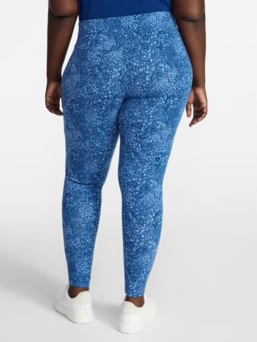 Terra & Sky Women's Plus High Waist Ankle Length Core Leggings Blue Size 2X - Picture 8 of 10